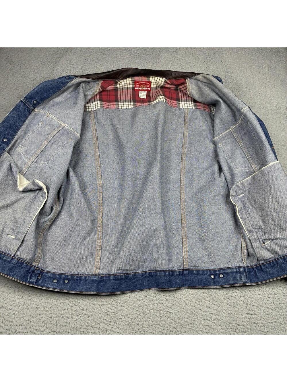 Vintage Marlboro Country Store Denim Trucker Jacket Mens XL 90s Tobacco Promo - Picture 14 of 15